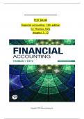 est Bank for Financial Accounting 13th Edition C. William Thomas, Wendy M Tietz