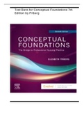 Test Bank for Conceptual Foundations 7th Edition by Friberg