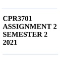 CPR3701 ASSIGNMENT 2 SEMESTER 2 2021