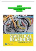 Test Bank for Statistical Reasoning for Everyday Life, 5th edition by Jeff Bennett, William Briggs, Mario Triola