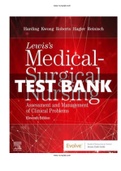 Lewis’s Medical Surgical Nursing 11th Edition Harding Test Bank  ALL Chapters 1-68