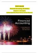 TEST BANK For Financial Accounting, 6th Edition By Spiceland, Thomas, All Chapters 1 to 12 Complete, Verified Edition: ISBN 9781260786521