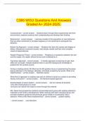 C365 WGU Questions And Answers Graded A+ 2024-2025.