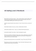 US Sailing Level 2 Workbook Exam