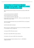 Association of American Medical Colleges Full Length - AAMC FL 1 FULL REVIEW- Bio/Biochem 2022