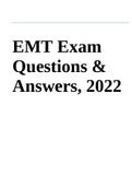 EMT FISDAP Final Exam Questions & Answers, 2022