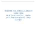 HESI RN MENTAL HEALTH EXAM PACK