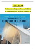 TEST BANK For Fundamentals of Corporate Finance, 5th Edition by Parrino, Kidwell, All Chapters 1 to 21 Complete, Verified Edition