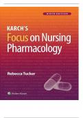 Karch's Focus on Nursing Pharmacology, 9th Edition Test Bank by Rebecca Tucker, ISBN: 9781975180409, All 59 Chapters Covered, Verified Latest Edition