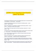  LETRS Unit 6 Questions And Answers Latest Top Score.