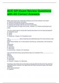  ACE GFI Exam Review Questions with All Correct Answers 