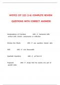 nystce cst 222 (1-6) complete review questions with correct answers