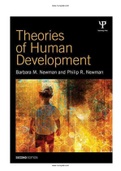 Theories of Human Development 2nd Edition Newman Test Bank