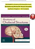 Test Bank for Anatomy of Oriented Structure 8th edition.pdf