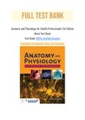 Anatomy and Physiology for Health Professionals 3rd Edition Moini Test Bank