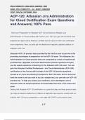 ACP-120: Atlassian Jira Administration for Cloud Certification Exam Questions and Answers| 100% Pass