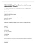PCNSA 2022 Sample Test Questions And Answers (With Complete Solution)