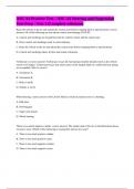 ASE A4 Practice Test - ASE A4 Steering and Suspension Test Prep - Test 1 (Complete solutions)