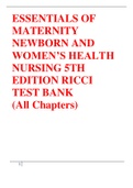 Essentials of Maternity, Newborn, and Women's Health