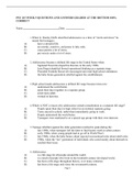 PSY 215 WEEK 5 QUESTIONS AND ANSWERS GRADED AT THE BOTTOM 100% CORRECT