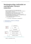 Samenvatting Verpleegkundige Methodiek en Vaardigheden (klinisch redeneren)