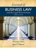 Essentials of Business Law