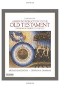 Brief Introduction to the Old Testament The Hebrew Bible in its Context 4th Edition Coogan Test Bank