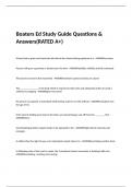  Boaters Ed Study Guide Questions & Answers(RATED A+)