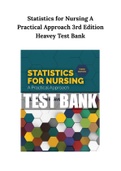 Statistics for Nursing A Practical Approach 3rd Edition Heavey Test Bank