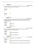 NURS 6054 Week 1 Quiz with Answers