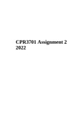 CPR3701 - Criminal Procedure Assignment 2 2022.