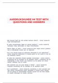 AARDRIJKSKUNDE H4 TEST WITH QUESTIONS AND ANSWERS