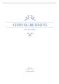 Study Guide HESI V5_Complete Latest EDITION