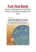 Burton’s Microbiology for the Health Sciences 11th Edition Engelkirk Test Bank