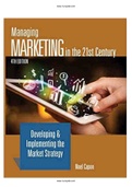 Managing Marketing in the 21st Century 4th Edition Capon Test Bank