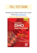 DHO Health Science Updated 8th Edition Simmers Test Bank