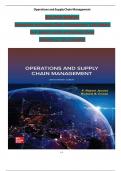 TEST BANK For Operations and Supply Chain Management, 17th Edition by (F. Robert Jacobs, 2024), Verified Chapters 1 - 22, Complete Newest Version