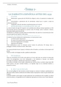 Libro con resumenes de todos los temas de EVAU y 2º de bachillerato literatura