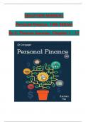 Solution Manual and Answer Guide for Personal Finance, 14th Edition By (E. Thomas Garman, 2024) Verified Chapters 1 - 17, Complete Newest Version