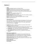 Summary Statistics 1 (GESTAT1) for SPD & HGP