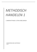 Methodisch Handelen 1 - 2 Samenvattingen + Extra afbeeldingen