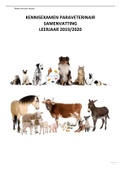 Kennisexamen samenvatting paraveterinair