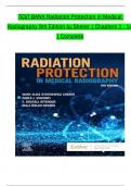 TEST BANK  Radiation Protection in Medical Radiography, 9th Edition by Sherer,  All 1-14 Chapters Covered ,Latest Edition, ISBN 9780323825047