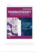 TEST BANK - Pharmacotherapy Principles and Practice 6th Edition (Burns, 2024) Latest Edition|| All Chapters || Complete Solution Guide || Grade A+.