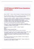 15 HR National USPAP Exam Questions and Answers