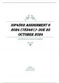 IOP4862 Assignment 6 2024 (783461)- DUE 25 October 2024