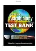 Introduction to Astrobiology 3rd Edition Rothery Test Bank