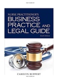 Nurse Practitioner’s Business Practice and Legal Guide 6th Edition Test Bank