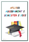 AFL1501 ASSIGNMENT 2 2022 SEMESTER 2