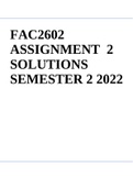 FAC2602 ASSIGNMENT 2 SEMESTER 2 2022